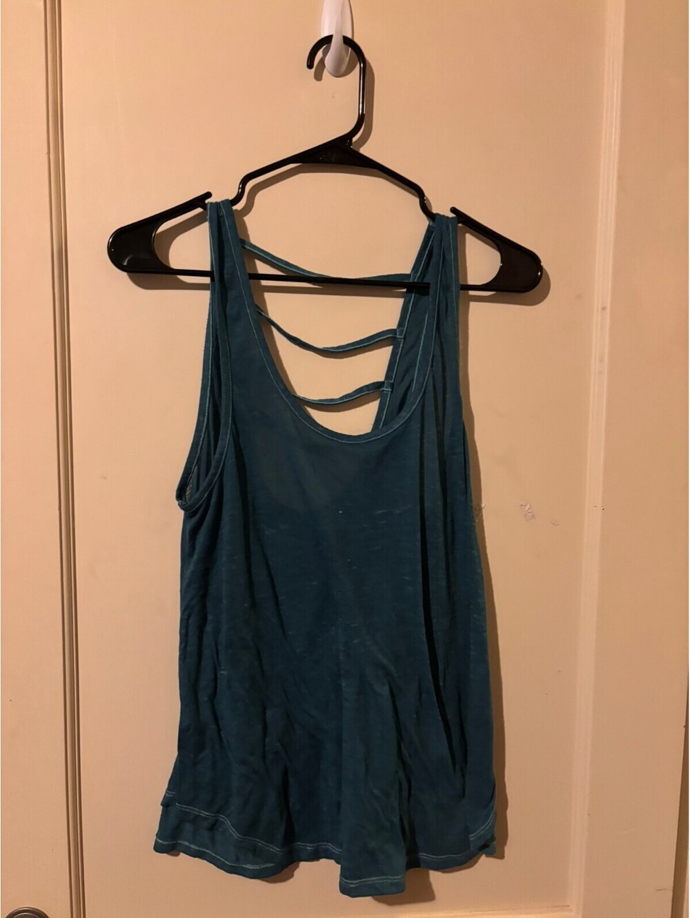 American Eagle teal strappy back tank top Medium
